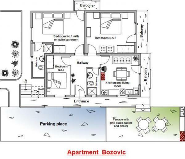 Apartment Bozovic オレビック 部屋 写真